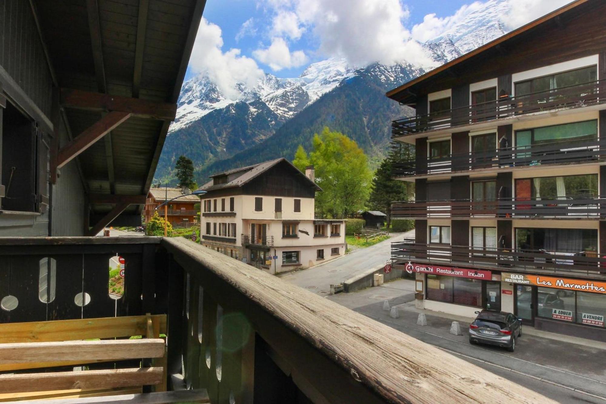Les Dryades - Renove - Balcon Avec Vue Mt Blanc Les Houches Esterno foto