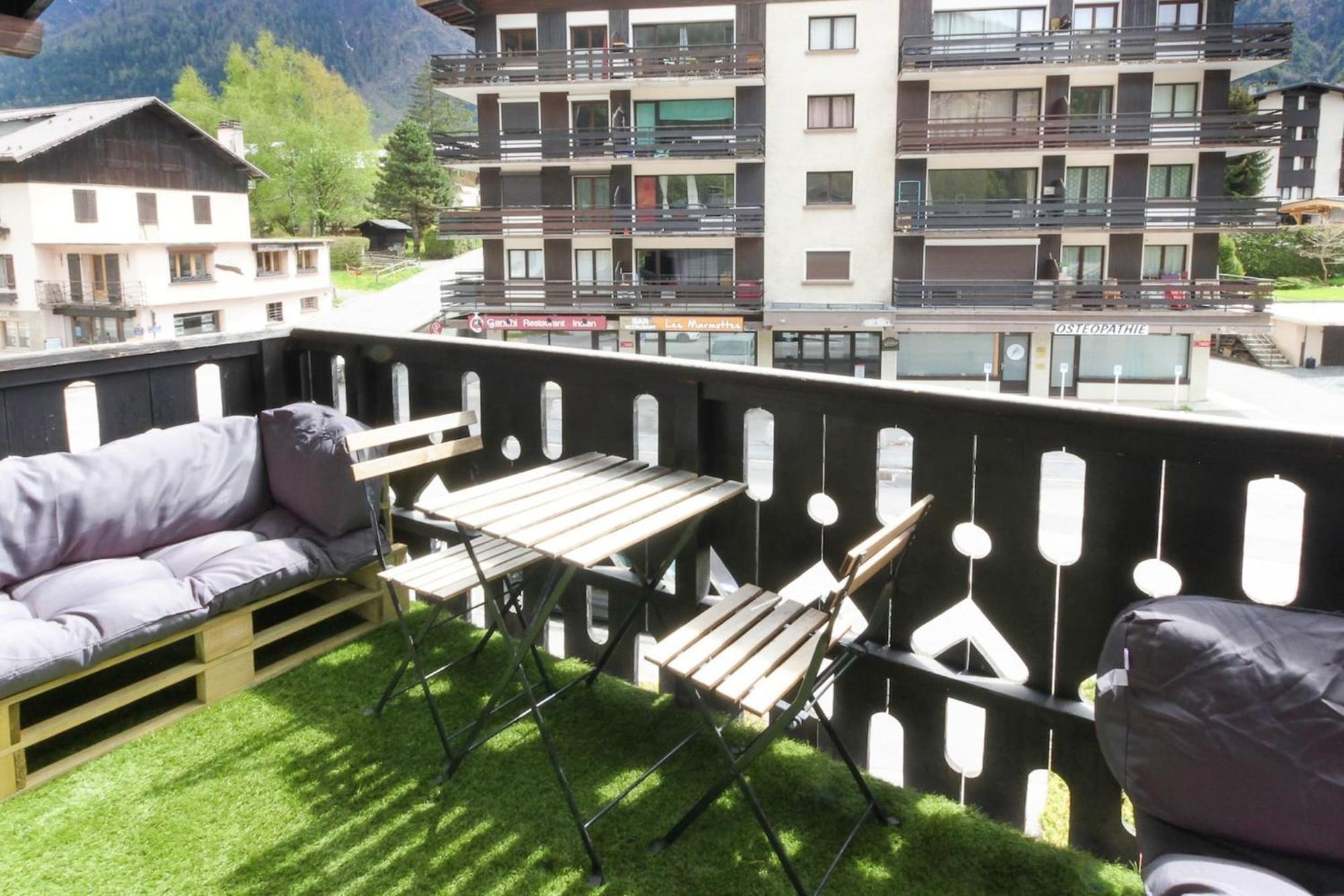 Les Dryades - Renove - Balcon Avec Vue Mt Blanc Les Houches Esterno foto