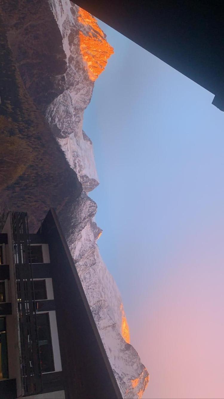 Les Dryades - Renove - Balcon Avec Vue Mt Blanc Les Houches Esterno foto